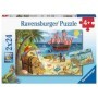 Puzzle pirati si sirene 2x24 piese